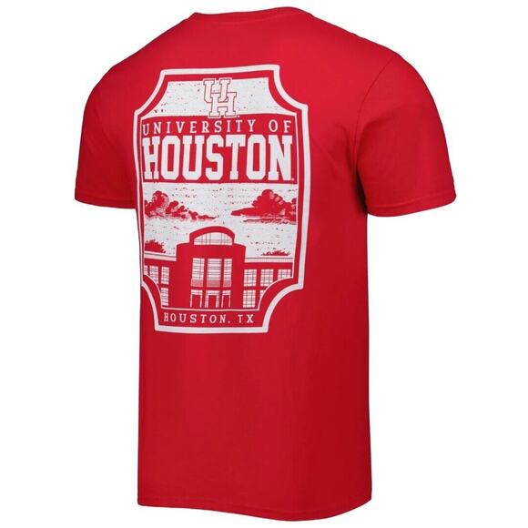 University Of Houston Cougars Logo Campus Icon Shirt U Of H Coogs Adult SZ M - Picture 1 of 4